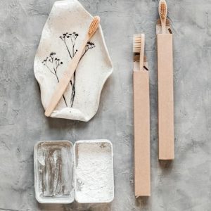 Bamboo Toothbrush with Soft Bristles (Adult - Pack of 2)